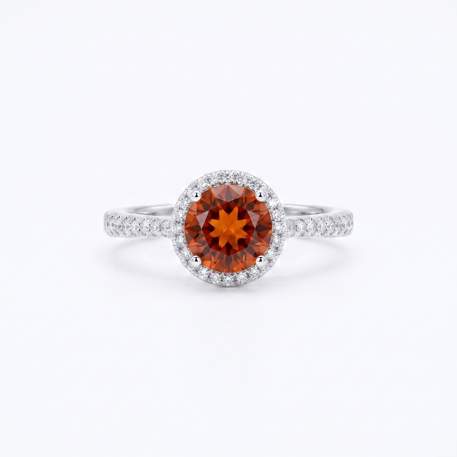 Ruby Halo Ring