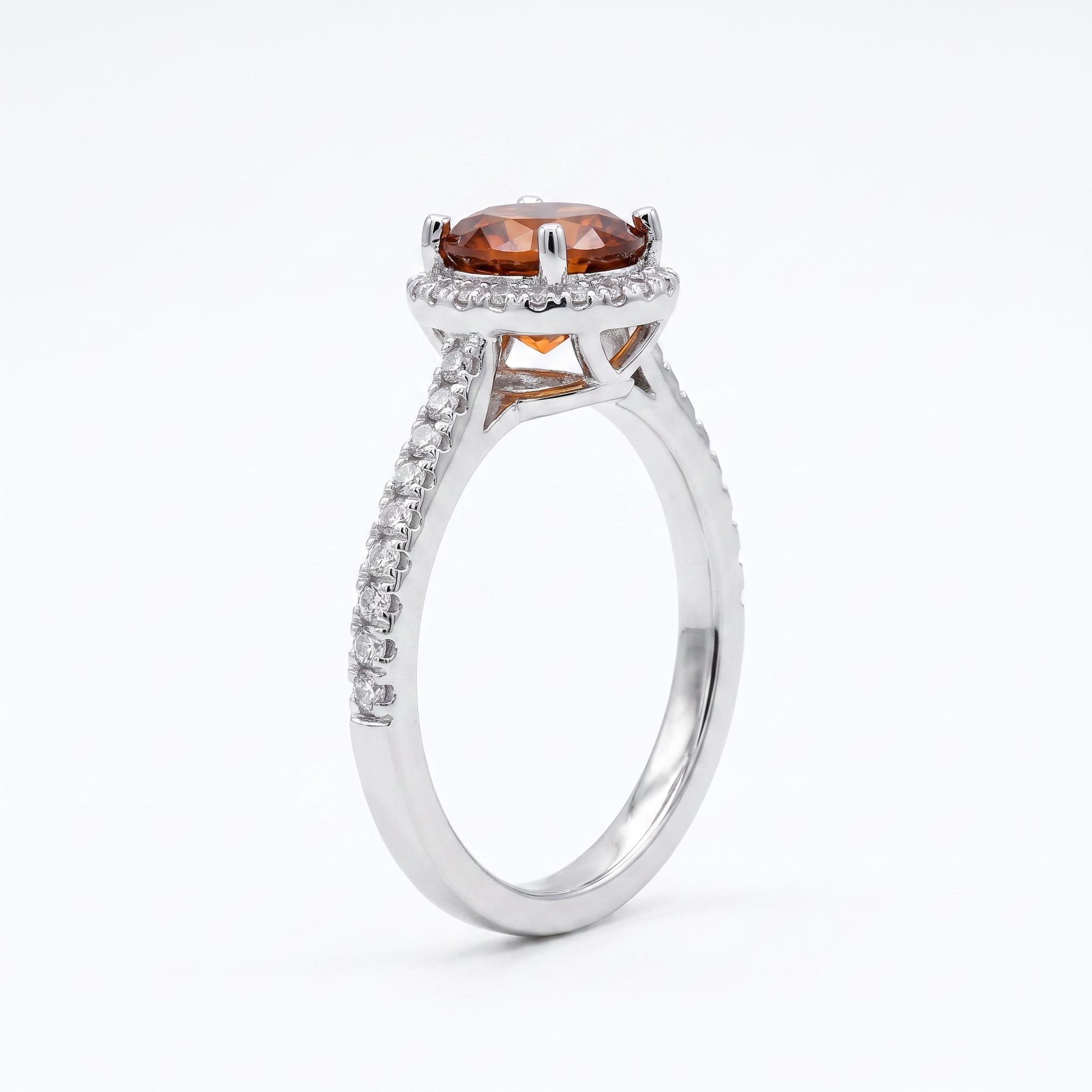 Ruby Halo Ring